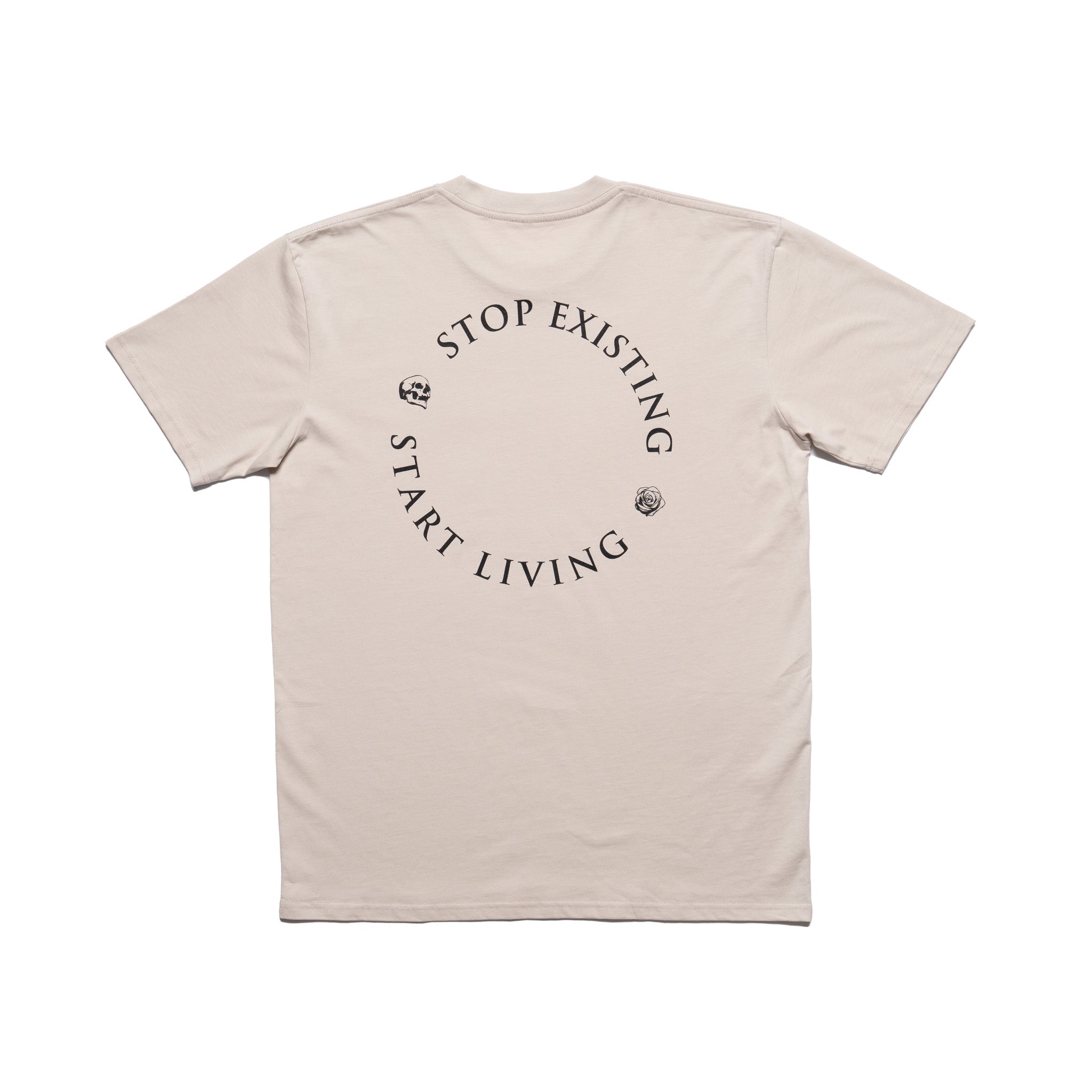 Stop Existing Start Living Tee