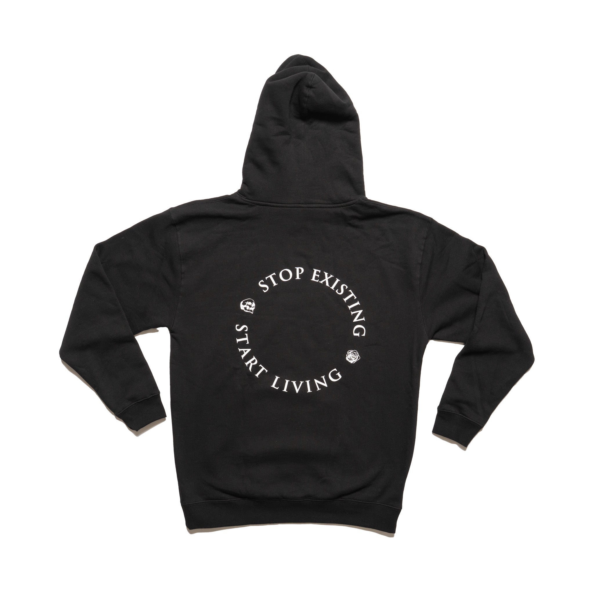 Stop Existing Start Living Hoodie