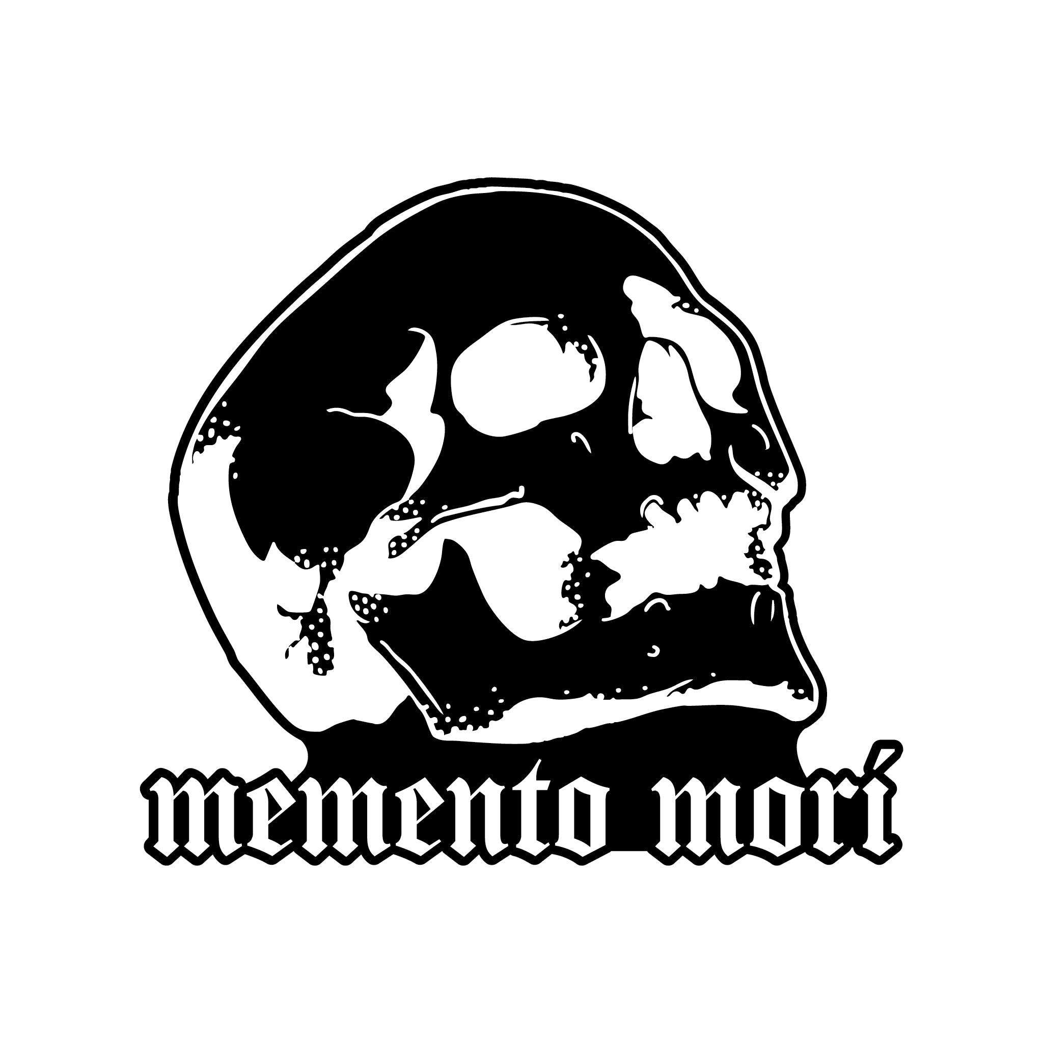 Memento Mori Skull Sticker