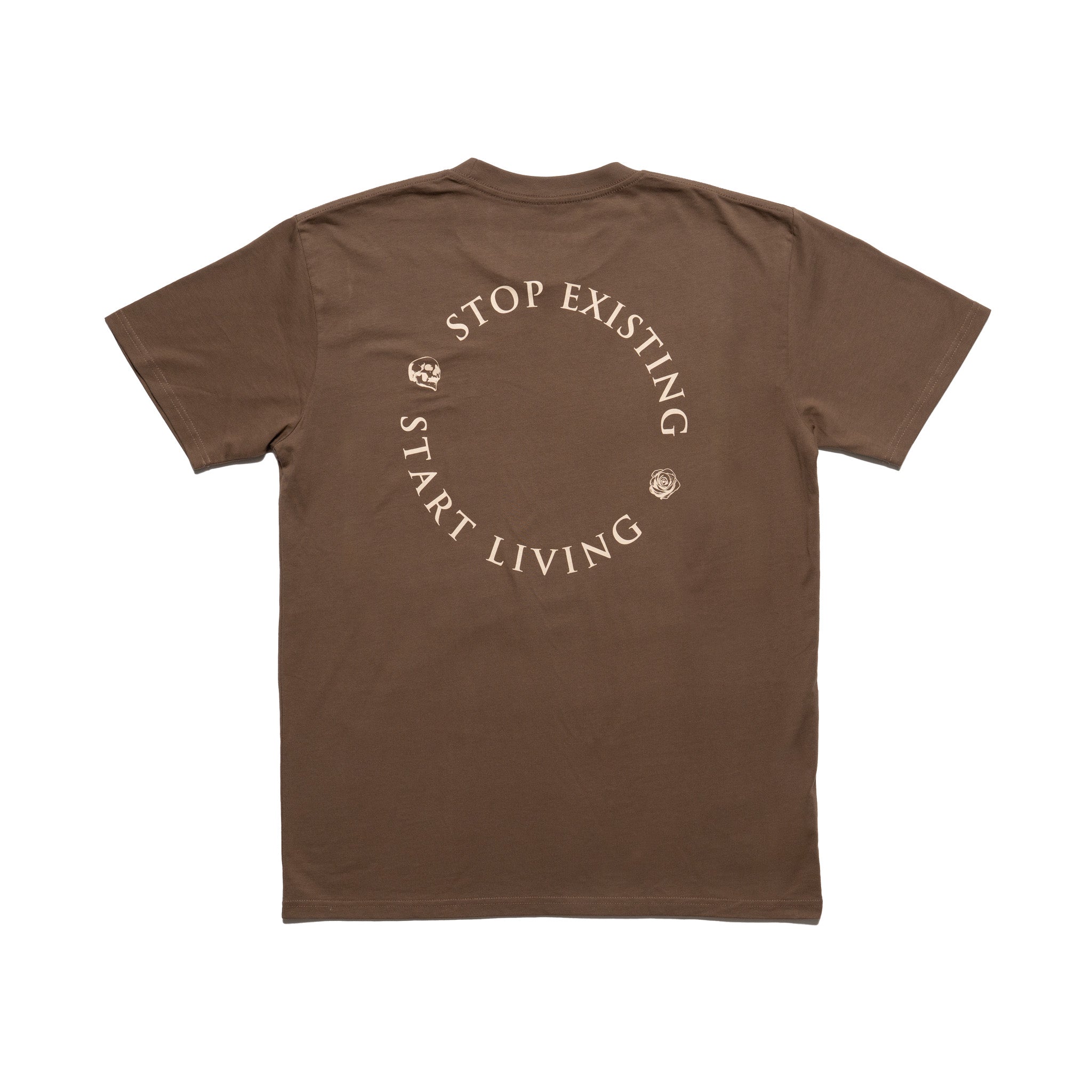Stop Existing Start Living Tee